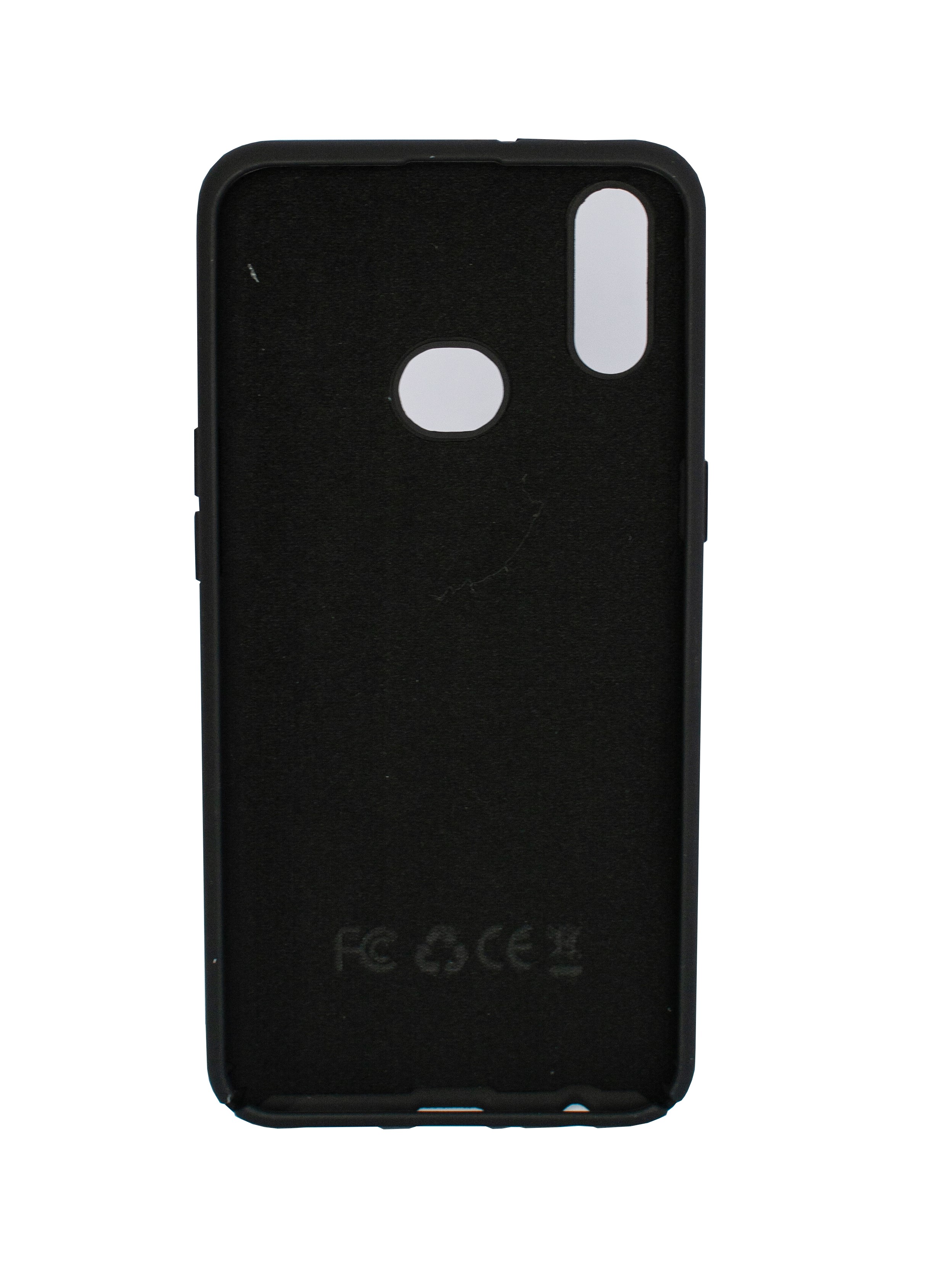 Protectores para celular  para Samsung  A10S Funda de silicona con felpa Negro